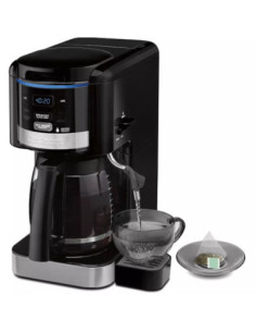 Cafetera Cuisinart Programable Hasta 24H Antes Sist Agua Caliente Jarra 12Tz Apagado Automático Con Filtro Negra