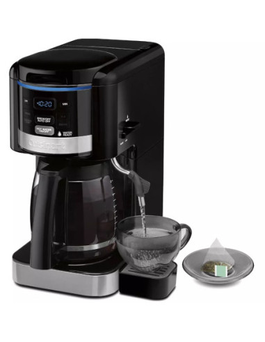 Cafetera Cuisinart Programable Hasta 24H Antes Sist Agua Caliente Jarra 12Tz Apagado Automático Con Filtro Negra