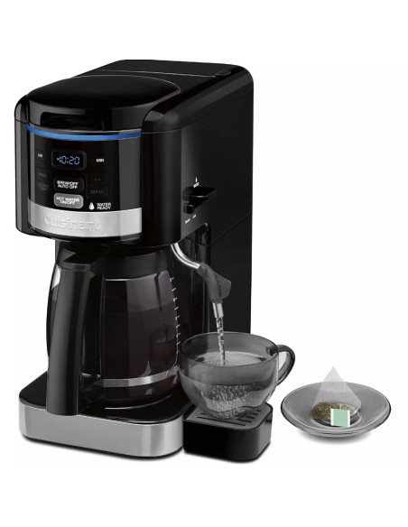 Cafetera Cuisinart Programable Hasta 24H Antes Sist Agua Caliente Jarra 12Tz Apagado Automático Con Filtro Negra