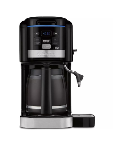 Cafetera Cuisinart Programable Hasta 24H Antes Sist Agua Caliente Jarra 12Tz Apagado Automático Con Filtro Negra