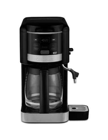 Cafetera Cuisinart Programable Hasta 24H Antes Sist Agua Caliente Jarra 12Tz Apagado Automático Con Filtro Negra