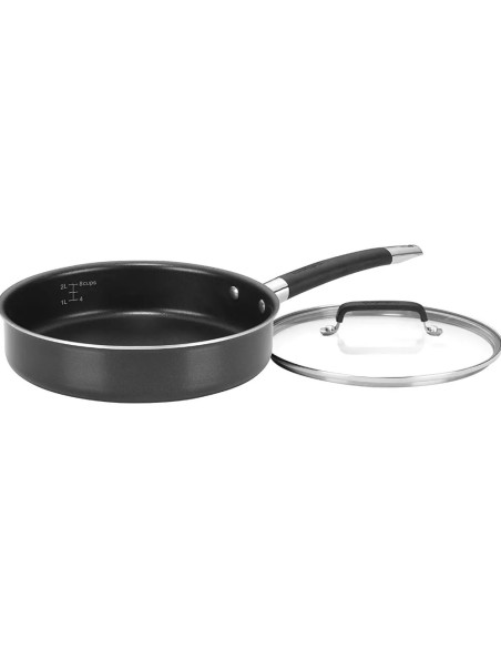 Set De Ollas Cuisinart 12Pcs Antiadherente Aluminio Negro