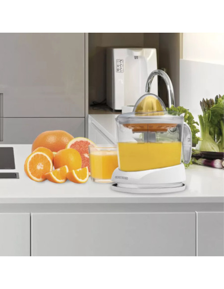 Exprimidor De Jugos Black Decker Recipiente 32 Oz Blanca