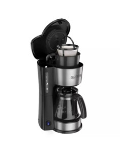 Cafetera Black Decker-4 En 1 - 5 Tazas Con Envase De Acero Inox.-Filtro Permanente-Boton Encendido Y Apagado-Negra 2