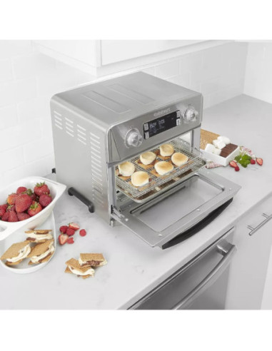 Horno Tostador Airfryer Cuisinart 0 6 Pies Cubicos 17 L Multifunción 1800 W