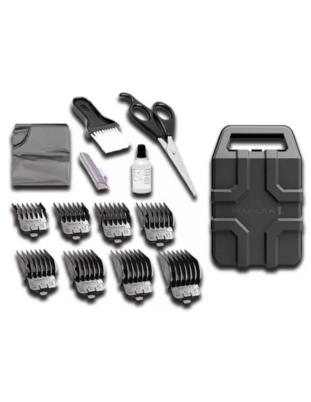 Cortadora De Cabello Remington 15 Pcs 110 V Negra Amarilla