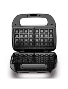 Waflera Black Decker Divisor De 4 Secciones 760 W Antiadherente Negra 2