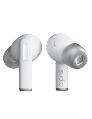 Audífonos Sudio A1 Pro Inalámbrico Estilo Tapon 13 mm Bt-Microf. Integr. 6H Dur. USB-C Ipx4 Cancela Ruido Blanco