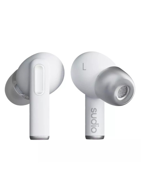 Audífonos Sudio A1 Pro Inalámbrico Estilo Tapon 13 mm Bt-Microf. Integr. 6H Dur. USB-C Ipx4 Cancela Ruido Blanco