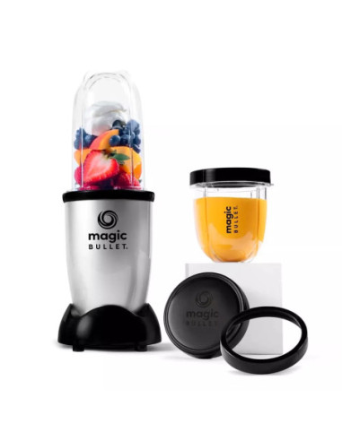 Licuadora Recargable Magicbullet 7Pcs 250 W Plástico Color Plata