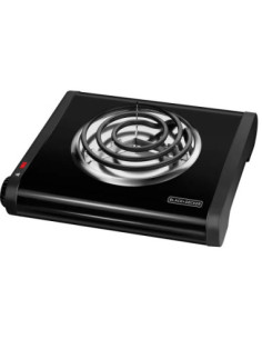 Hornilla Eléctrica Black Decker Luz Indicadora 1000 W Negro