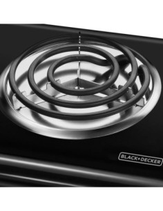 Hornilla Eléctrica Black Decker Luz Indicadora 1000 W Negro 2