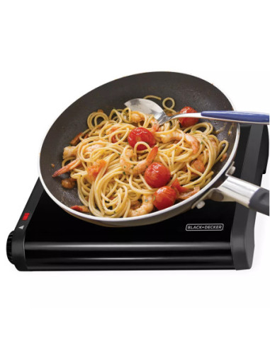 Hornilla Eléctrica Black Decker Luz Indicadora 1000 W Negro