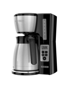 Cafetera Black Decker 12 Tazas Programable Térmica Digital Con Jarra De Acero Inox