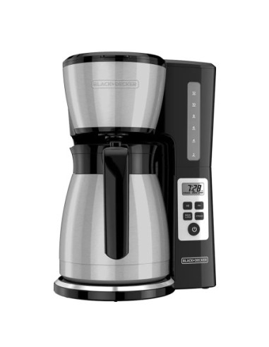 Cafetera Black Decker 12 Tazas Programable Térmica Digital Con Jarra De Acero Inox