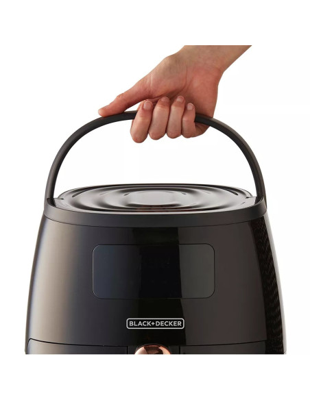 Freidora De Aire Black Decker Saludable 7 Funciones 5 7 L Panel Dig Negro