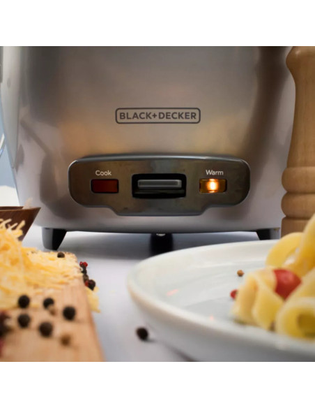 Olla Arrocera Black Decker 20 Tazas 3 0 L Gris