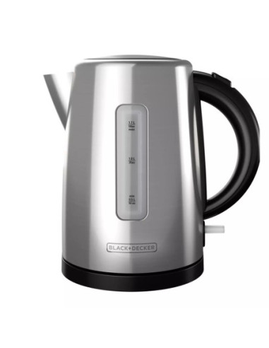 Tetera Eléctrica Black Decker 1500 W 1 7 L Apagado Automático Base Giratoria Acero Inox