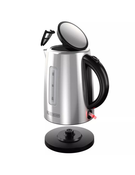 Tetera Eléctrica Black Decker 1500 W 1 7 L Apagado Automático Base Giratoria Acero Inox