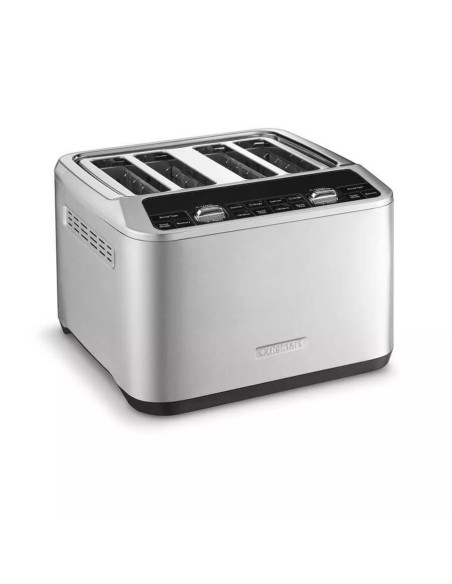 Tostadora Cuisinart Motorizado Digital 4 Posiciones 7 Sombras 8 Función Memoria 6 Tipos Pan Acero Inox