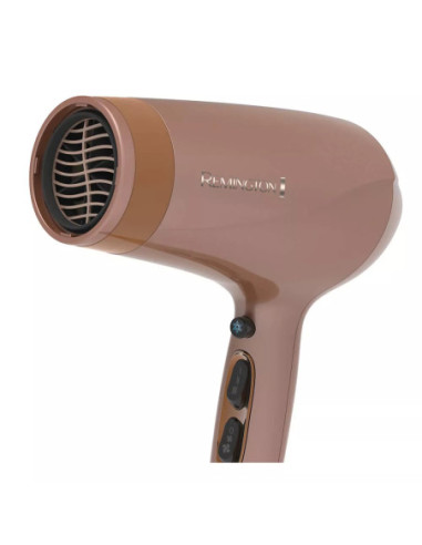 Secador De Cabello Remington Con Terapia De Keratina 1900 W 3 Ajustes 2 Vel Rosado