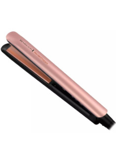 Plancha De Cabello Remington Con Keratina 230 Grados Pantalla Digital Rosado
