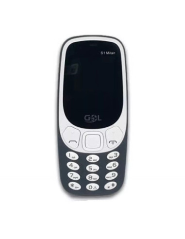 Celular Gol Dual Sim 32Mb 32Mb 0 08 Mp 1 8 Inch Gris