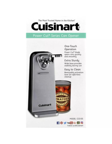 Abrelatas Eléctrico Cuisinart Silver