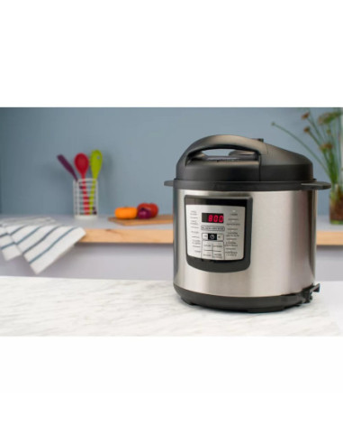 Olla De Presión Black Decker Multiuso Digital Con 7 Funciones Tapa Removible