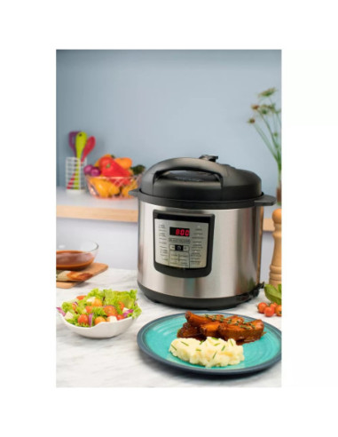 Olla De Presión Black Decker Multiuso Digital Con 7 Funciones Tapa Removible