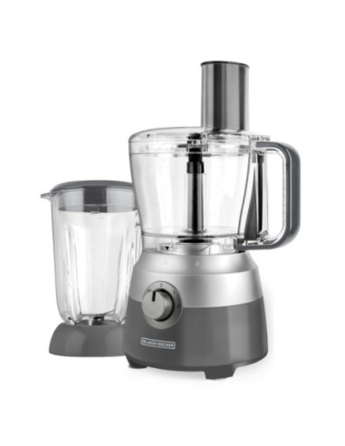 Procesador De Alimentos Black Decker 2 En 1 Con Motor De 600 W Jarra De Vidrio