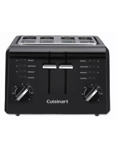 Tostadora Cuisinart 4 Posiciones 7 Ajustes Negra
