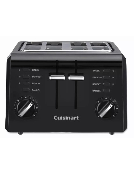 Tostadora Cuisinart 4 Posiciones 7 Ajustes Negra