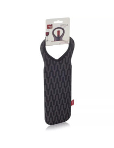 Bolsa Térmica Vacu Vin Para Llevar Botella Negro/Gris 2