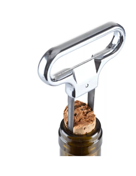 Sacacorchos Vacu Vin Acero Inox. Incl. Plástico Protector