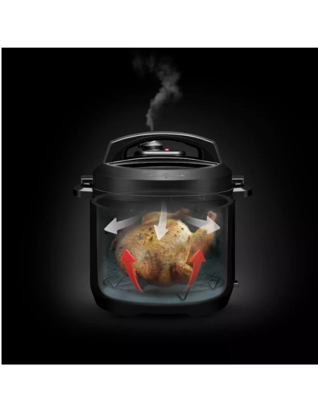 Olla Smartcooker Multifunción Presión Chefman Chefiq 5 67 L 1000 Watts Bt Wi-Fi Negro