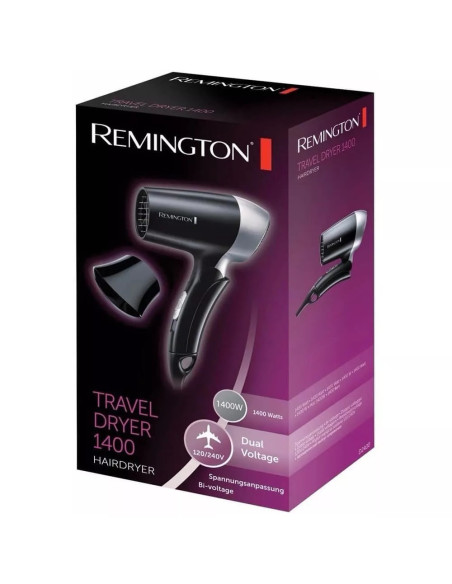 Secador De Cabello Remington De Viaje 1400 W Negro