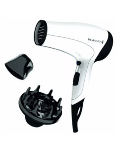 Secador De Cabello Remington 1875 W 3 Niveles 2 Velocidades Blanco
