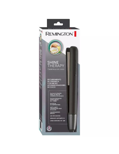 Plancha De Cabello Remington Placas De Cerámica 8 Ajustes Coco