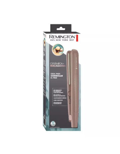 Plancha De Cabello Remington Placas De Cerámica Con Macadamia 210 Grados