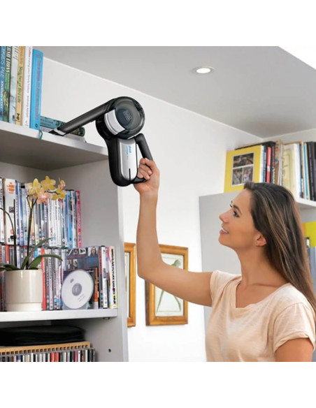 Aspiradora De Pivote Black Decker Inalámbrica Litio 20 V 444 ml 3 Etapas Gris