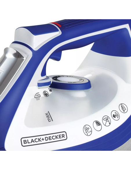 Plancha De Ropa Black Decker1500 W Impact Azul