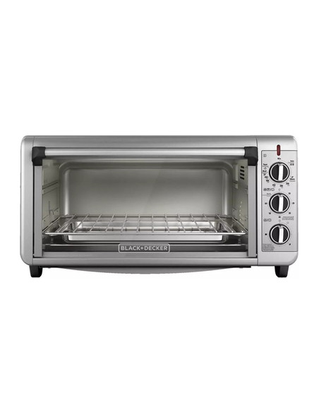 Horno Tostador Black Decker 8 Rebanadas 1500 W 21 L Acero Inox
