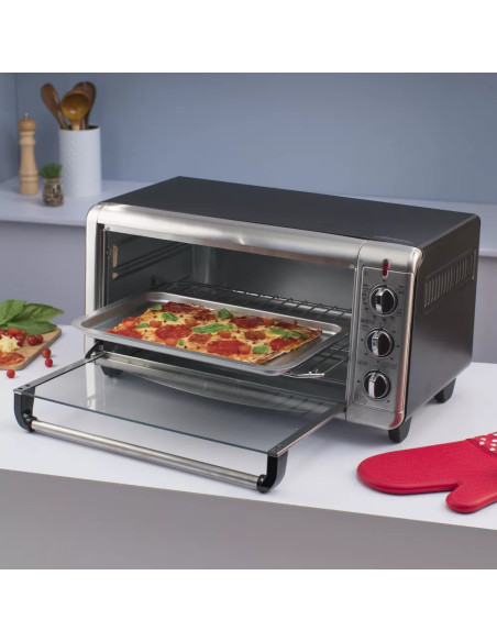 Horno Tostador Black Decker 8 Rebanadas 1500 W 21 L Acero Inox