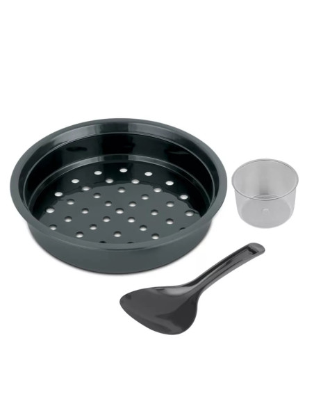 Olla Arrocera Black Decker 20 Tazas De Acero Inoxidable Gris