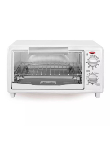 Horno Tostador Black Decker 4 Rebanadas 1150 W Blanco