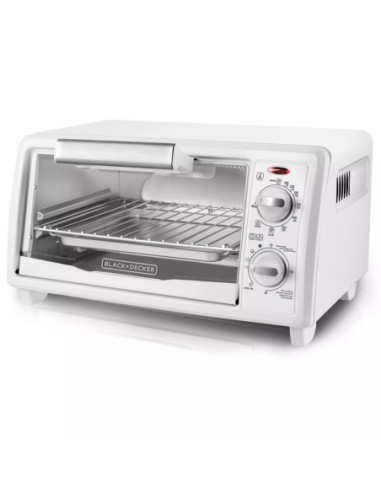 Horno Tostador Black Decker 4 Rebanadas 1150 W Blanco