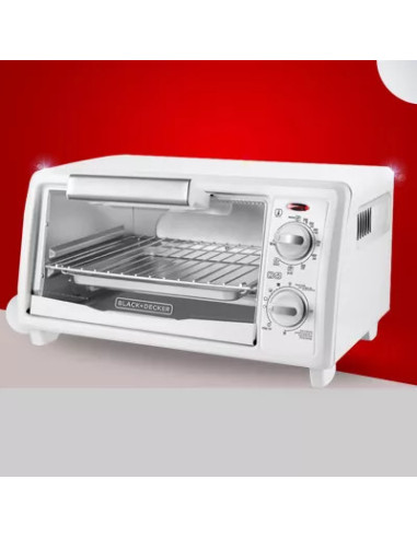 Horno Tostador Black Decker 4 Rebanadas 1150 W Blanco