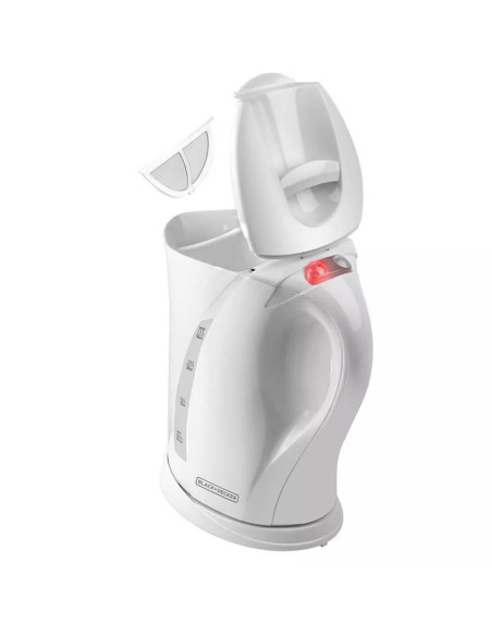 Tetera Eléctrica Black Decker-1500 W-1.7 L-Apagado Automático-Blanca