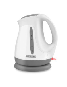 Tetera Eléctrica Black Decker 1500 W 1 7 L Apagado Automático Base Giratoria Blanca